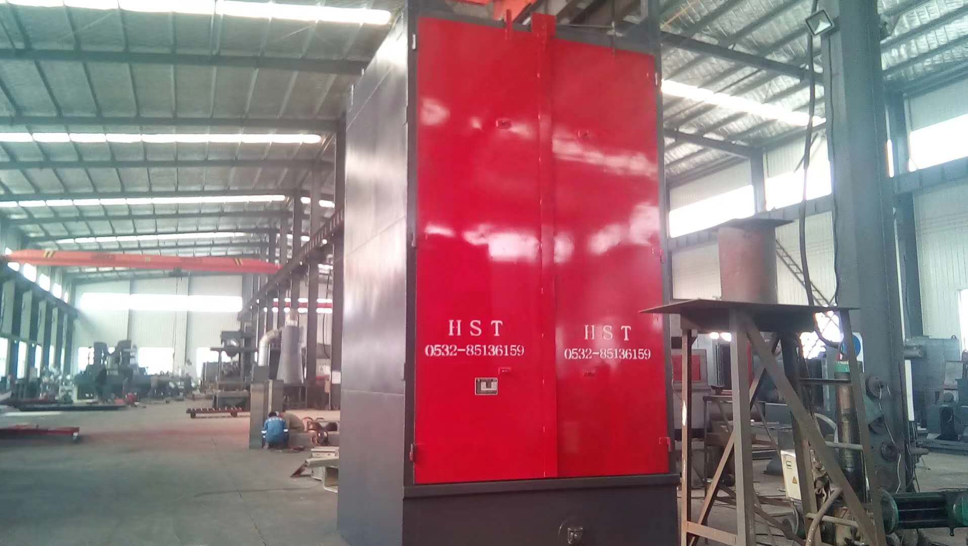 q326履帶式/q3750吊鉤式拋丸機(jī)發(fā)往淄博 q326履帶式/q3750吊鉤式拋丸機(jī)發(fā)往淄博