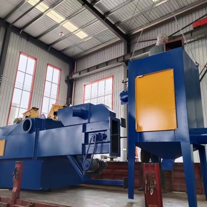 吊掛式拋丸清理機_吊掛拋丸機吊具_拋丸機掛具大全