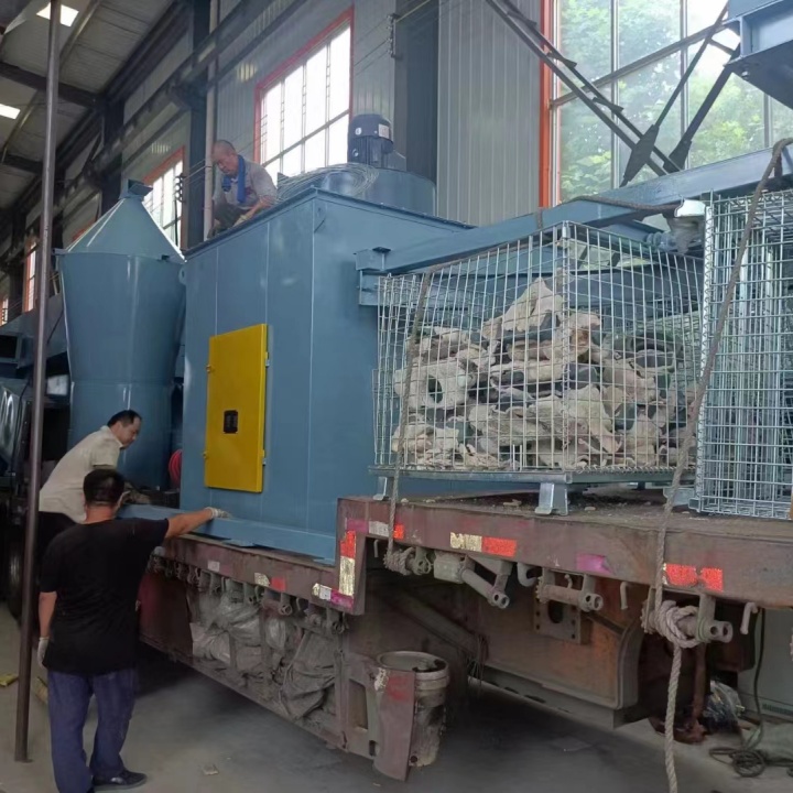 輥道式拋丸機(jī)開機(jī)視頻_輥道式打砂機(jī)_軋機(jī)輥道找正打擺找正法視頻